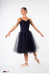 Jupe tutu tulle doublé satin 60cm