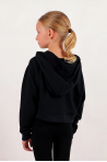 Sweat capuche enfant Temps Danse Taiga noir