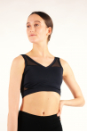 Black Intermezzo mesh bra