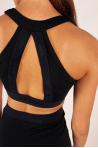 Brassière dos croisé Temps Danse Gamma noire
