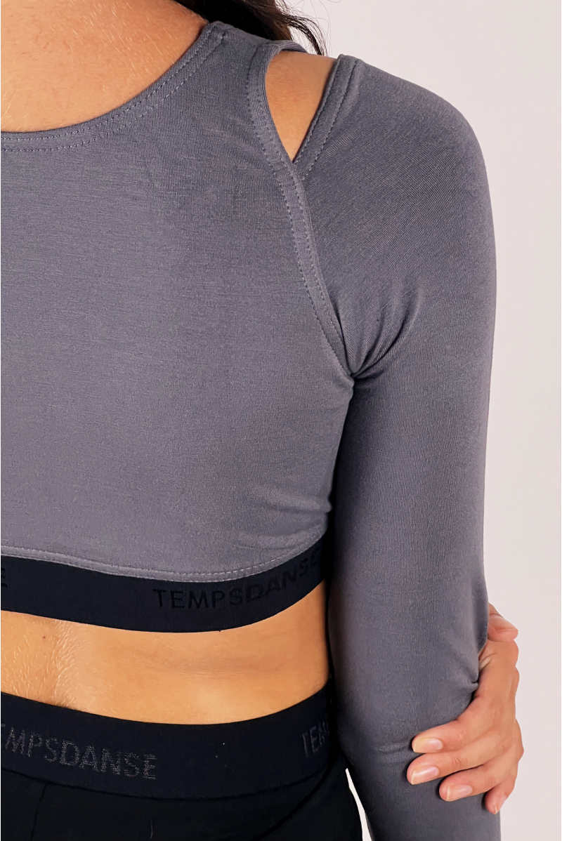 Brassière manches longues Temps Danse Glam grizzly