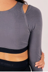 Brassière manches longues Temps Danse Glam grizzly