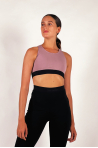 Brassière dos croisé Temps Danse Gamma noire