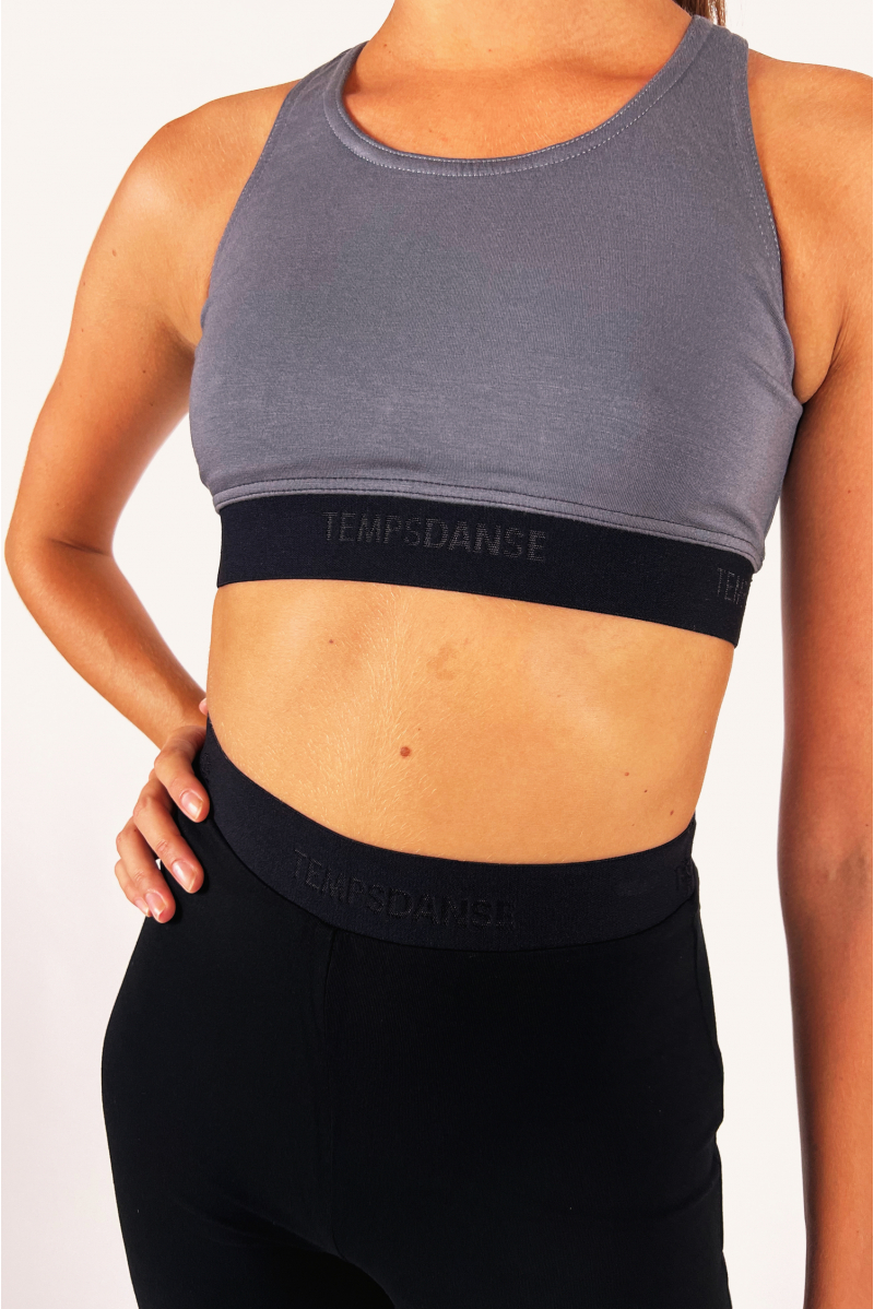 Brassière dos croisé Temps Danse Gamma grizzly