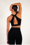 Brassière dos croisé Temps Danse Gamma noire
