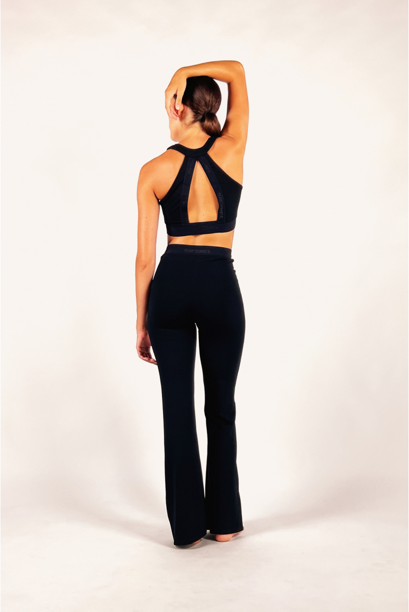 Brassière dos croisé Temps Danse Gamma noire