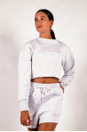Sweat crop top Bloch Terry snow