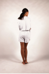 Sweat crop top Bloch Terry snow