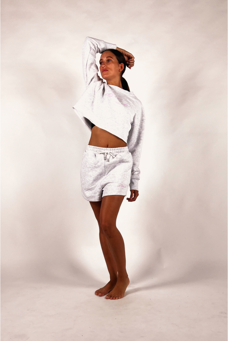 Sweat crop top Bloch Terry snow