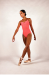 Wear moi Abbie leotard coral