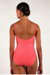 Wear moi Abbie leotard coral