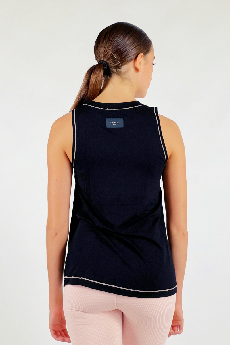 Débardeur viscose Repetto S0556 noir