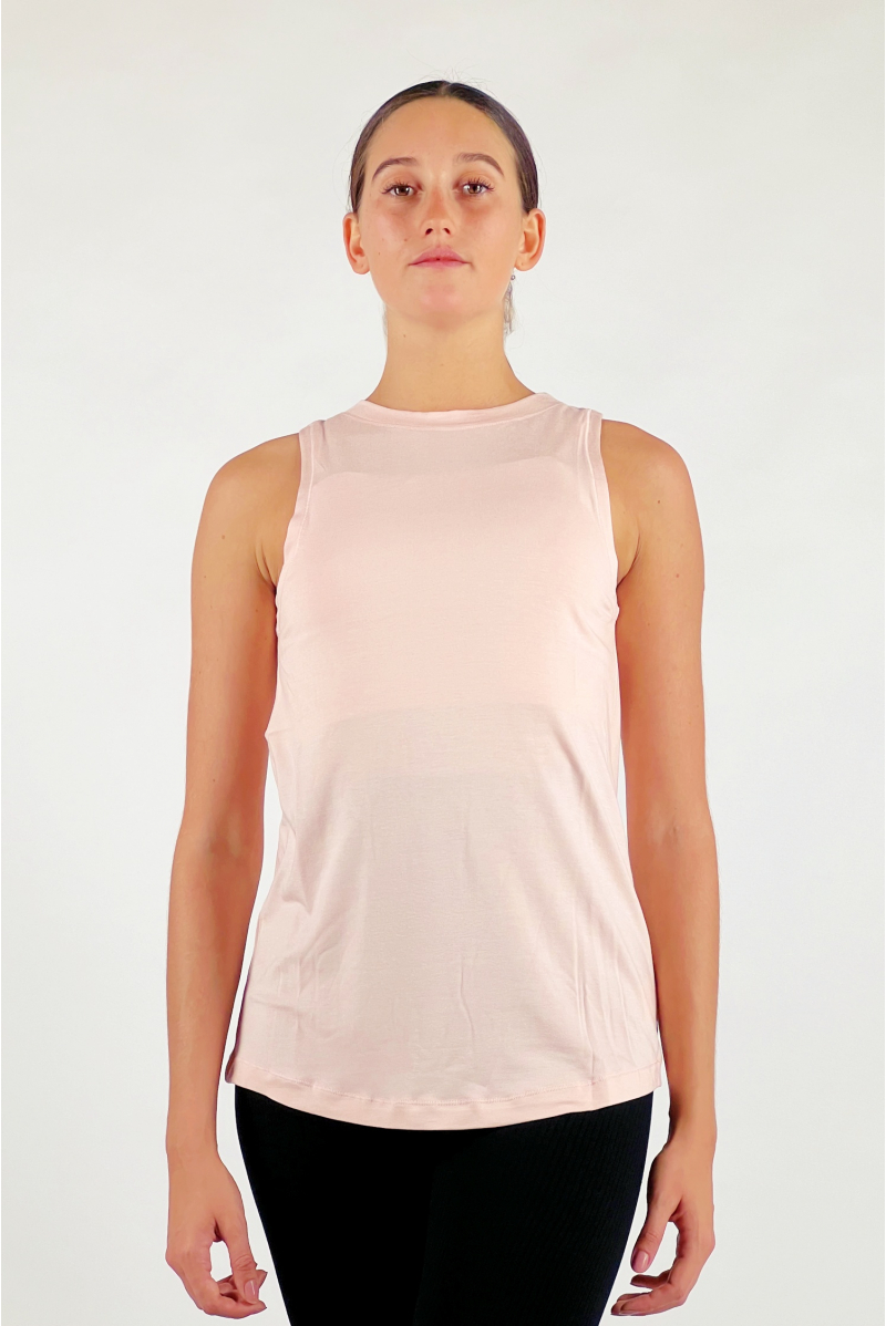 Débardeur viscose Repetto S0556 rose pétale
