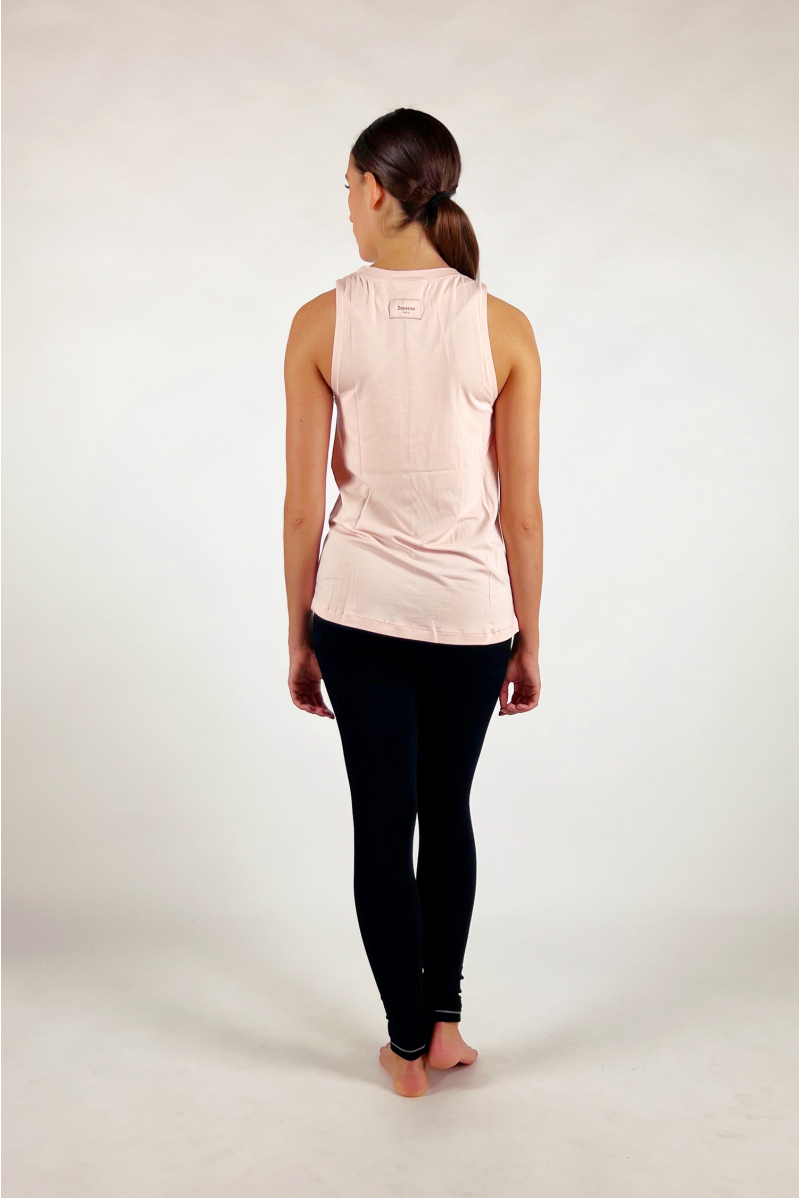 Débardeur viscose Repetto S0556 rose pétale