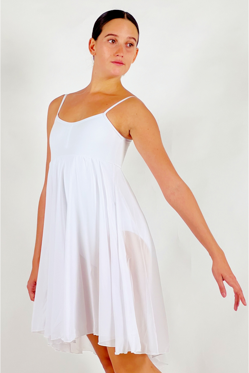 Tunique de danse empire danse blanc pas cher Mademoiselle Danse