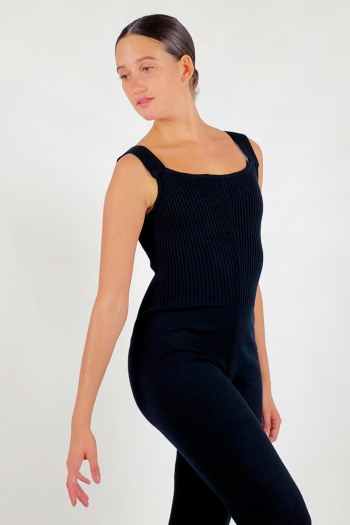 Combinaison d'échauffement Capezio CK10970W noir