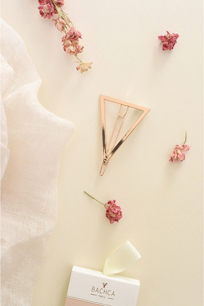 Barrette Triangle en Métal Bachca