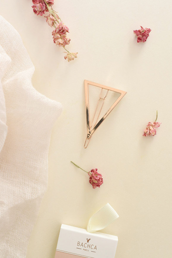 Barrette Triangle en Métal Bachca