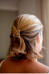 Metal Triangle Barrette Bachc