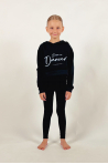 Sweat capuche enfant Temps Danse Taiga noir I am