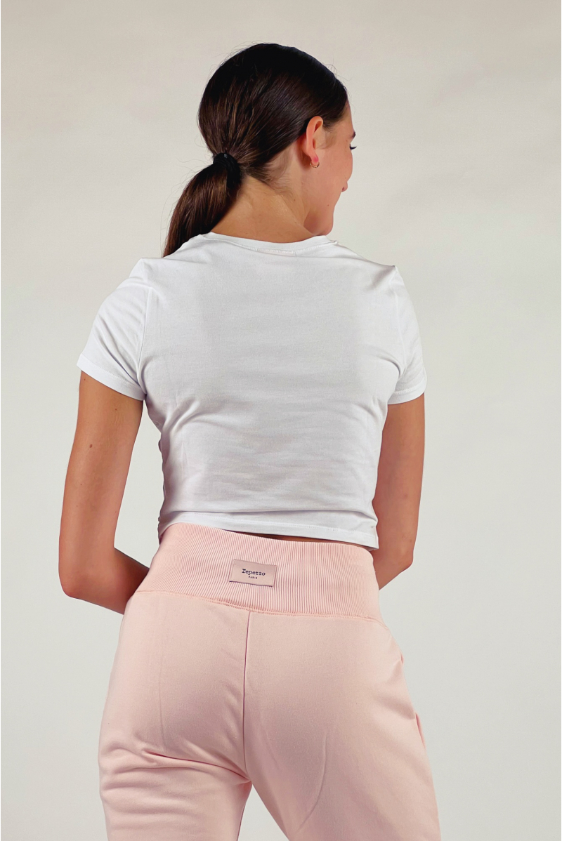 Tee-shirt court Repetto S0574 blanc