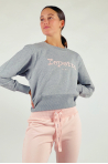 Sweat Repetto coton gris chiné S0562