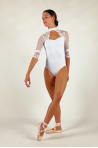 Leotard Ballet Rosa Lucienne white