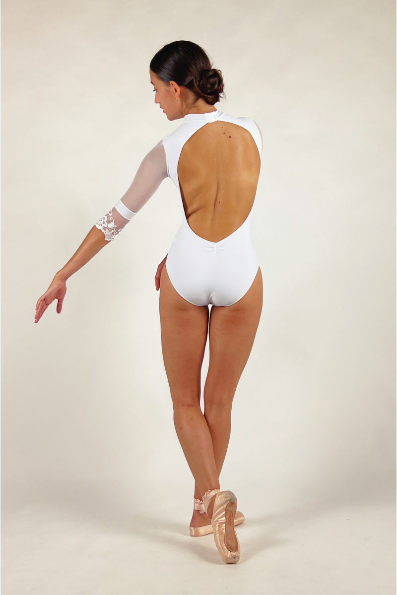 Leotard Ballet Rosa Lucienne white