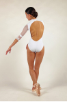 Leotard Ballet Rosa Lucienne white