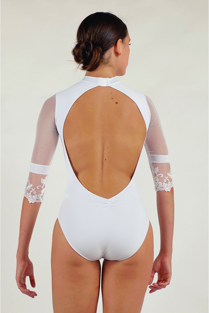 Leotard Ballet Rosa Lucienne white