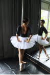 Ballet Rosa Azora black women leotard