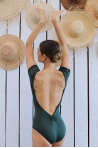 Leotard Ballet Rosa Trista olive