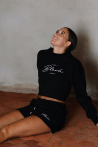 Sweat crop top Bloch Terry black