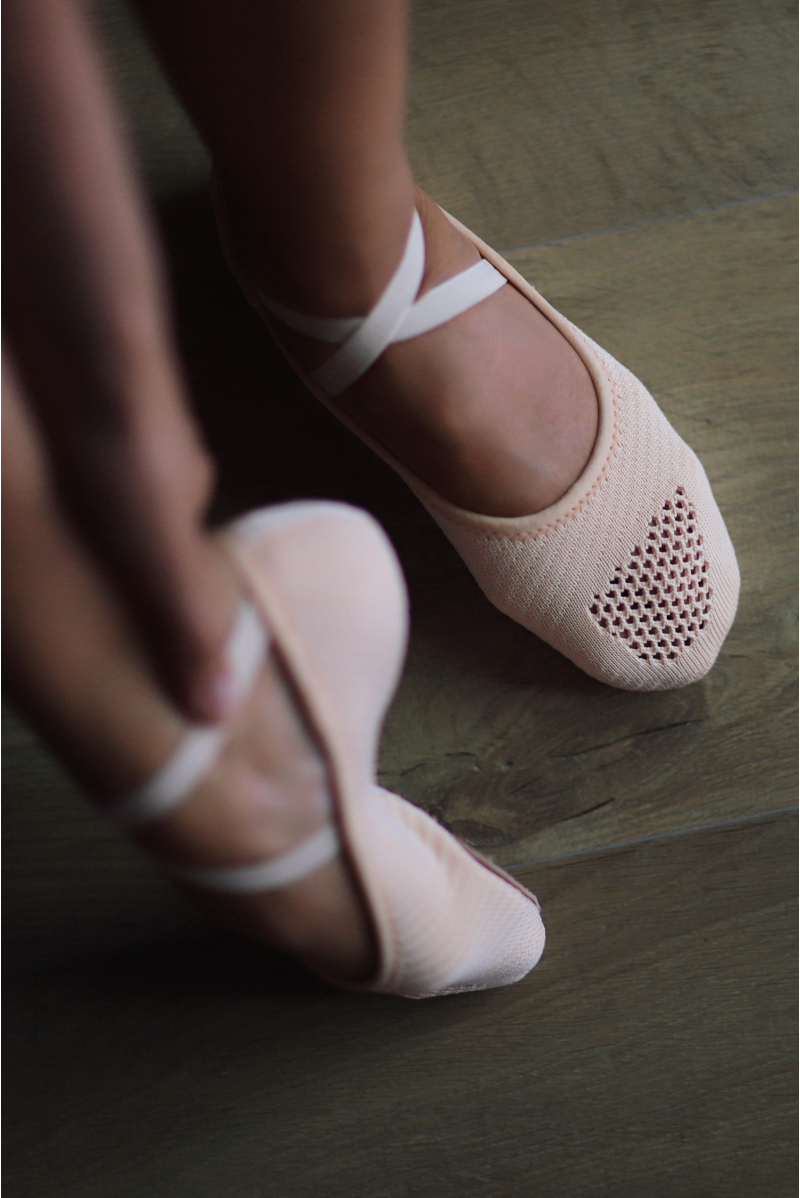 Chaussons de danse classique véganes – demi pointes