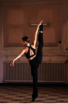 Brassière dos croisé Temps Danse Gamma noire