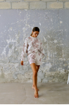 Short Gade Varley taupe Tie and Dye