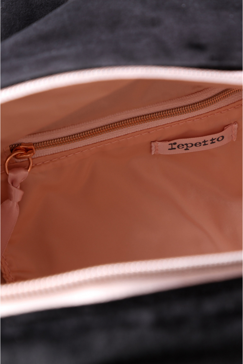 Repetto B0232V velvet black duffle bag