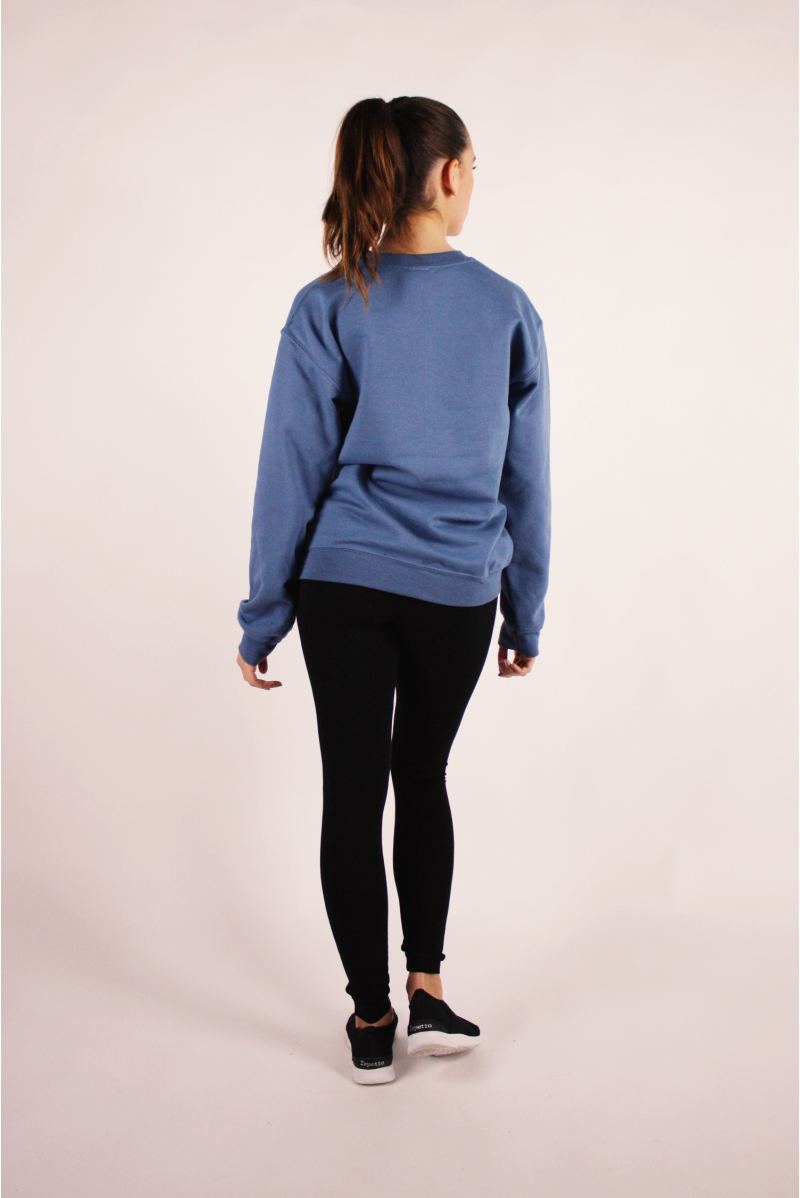 Sweat brodé Ballerine gris Covet Dance