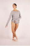 Pull en tricot Cyrus grey marl Bloch femme