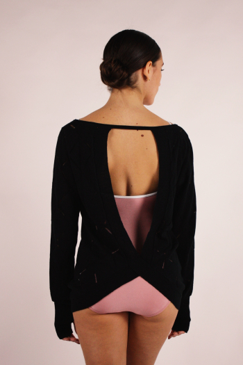 Pull en tricot Cyrus black Bloch femme