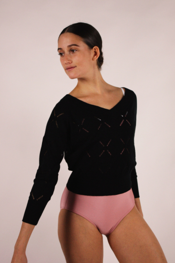 Bloch Lynda short black sweater for women