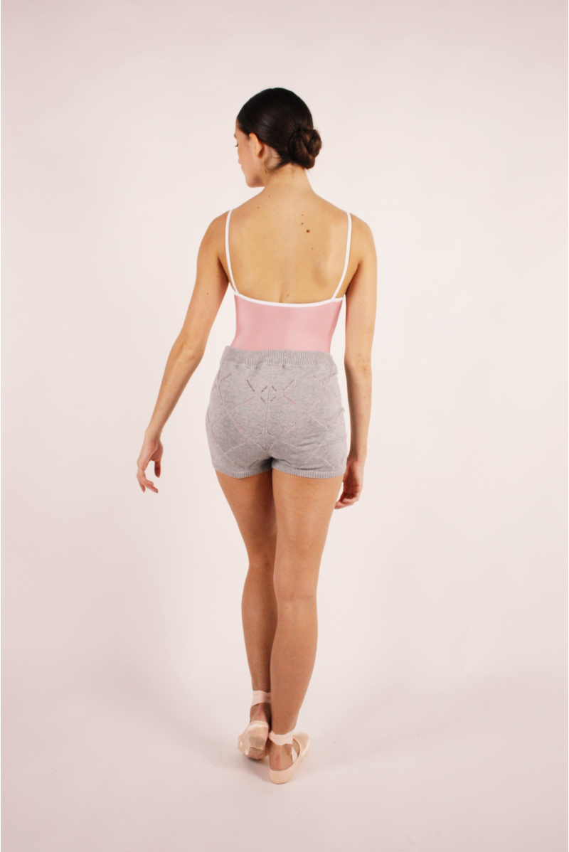 Short en maille Bloch Finola grey marl femme