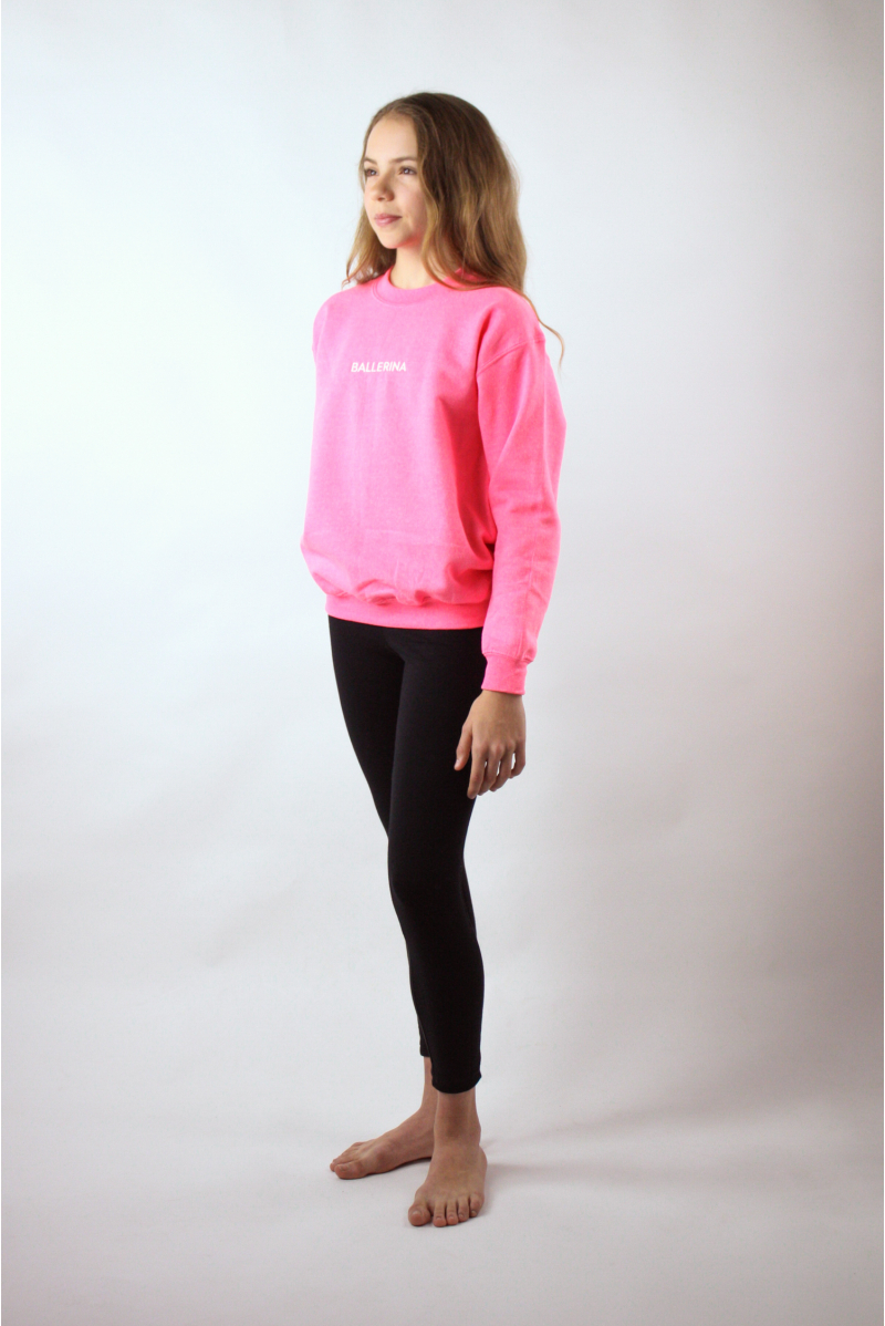 Sweat Ballerina rose Covet Danse enfant