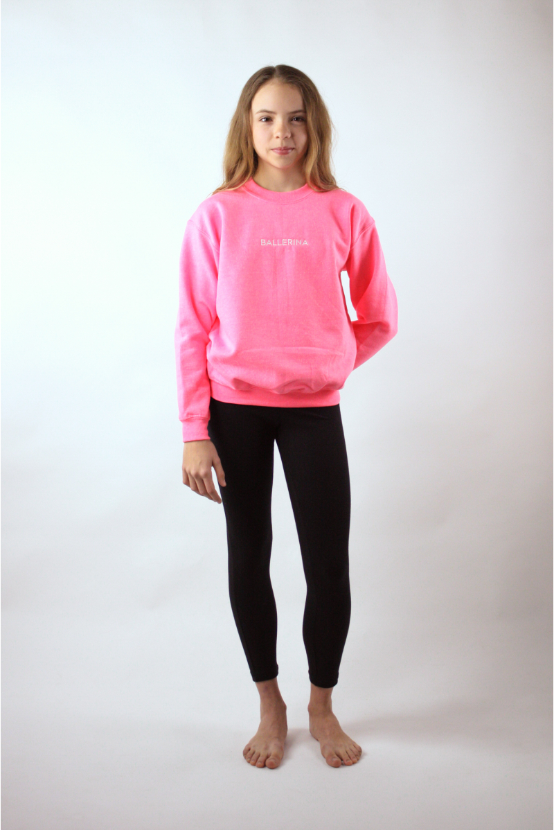 Sweat Ballerina rose Covet Danse enfant