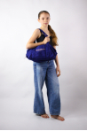 Sac Repetto polochon B0232M Bleu Pétrole