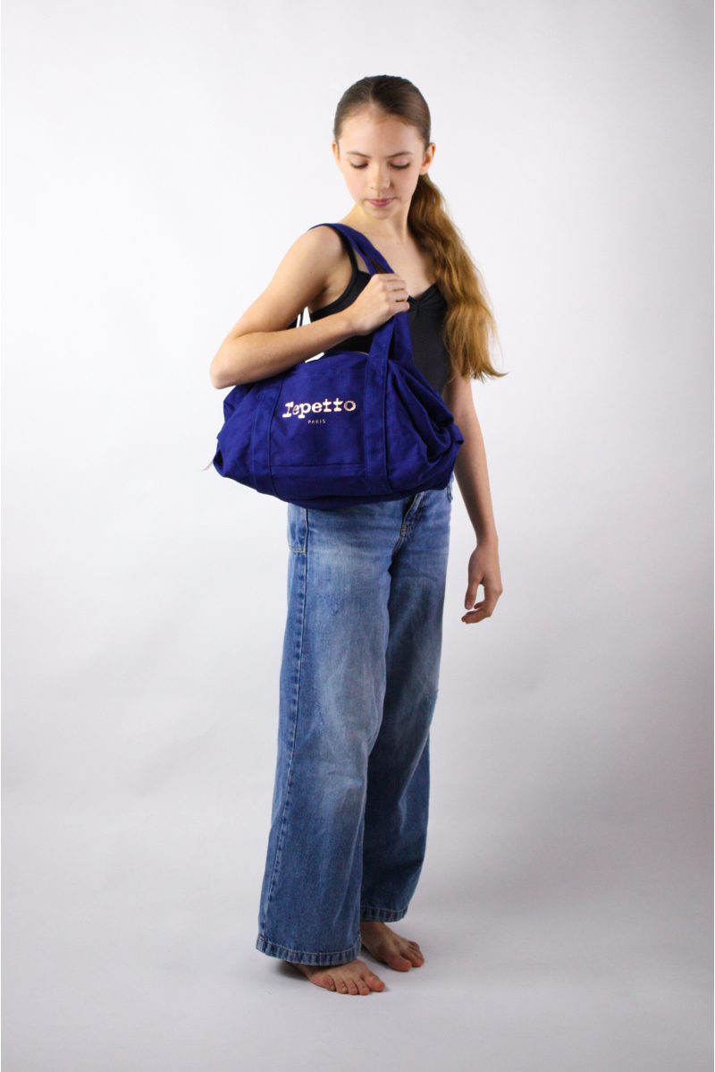 Sac Repetto polochon B0232M Bleu Pétrole