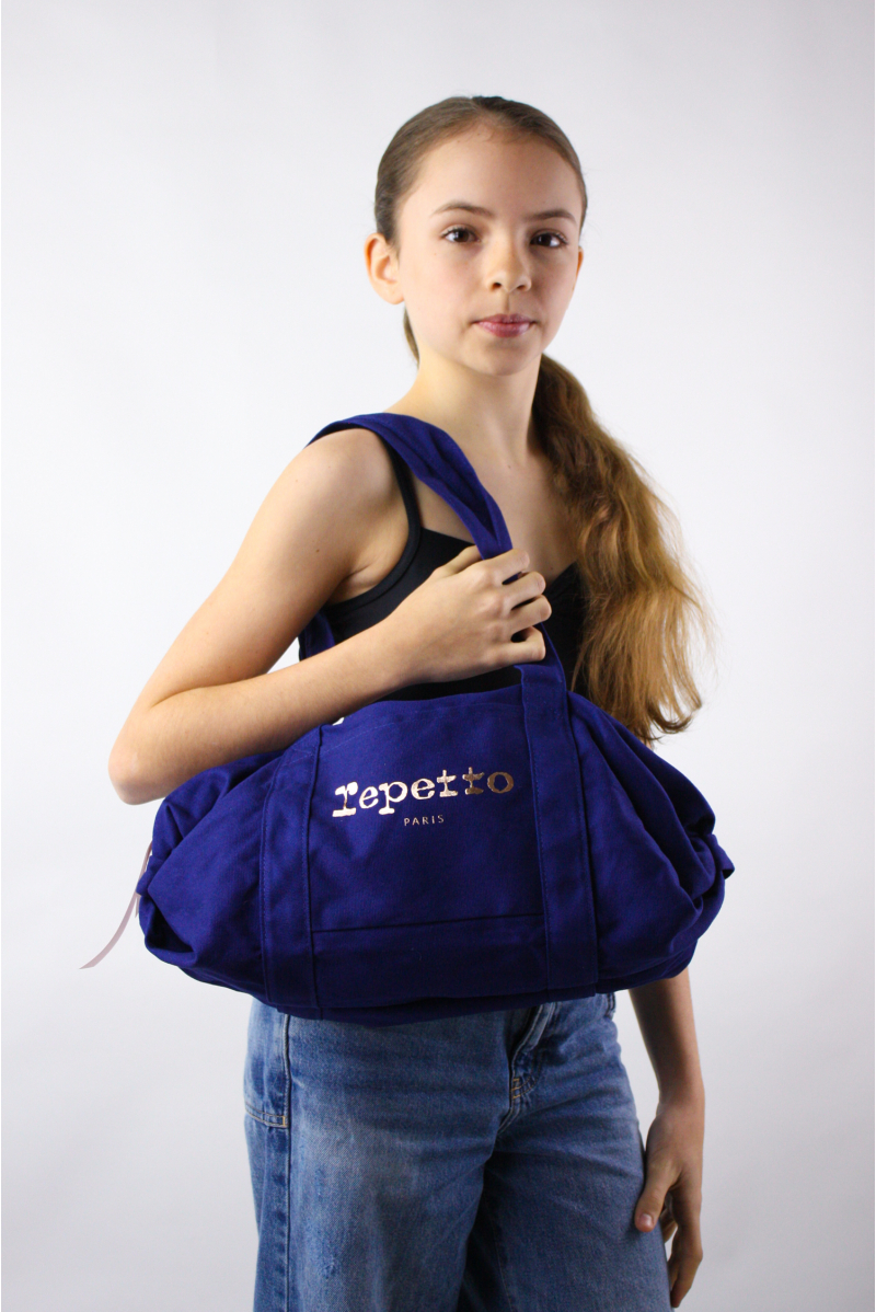 Sac Repetto polochon B0232M Bleu Pétrole