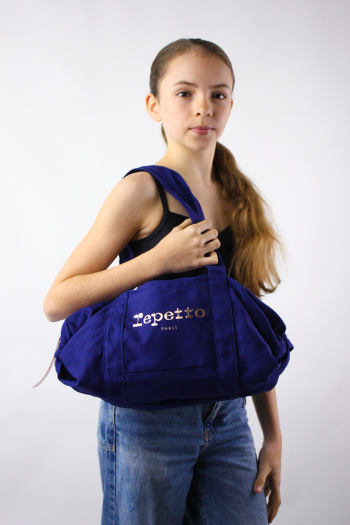 Sac Repetto polochon B0232M Bleu Pétrole