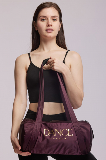 Samy " DANCE " Temps Danse burgundy duffel bag