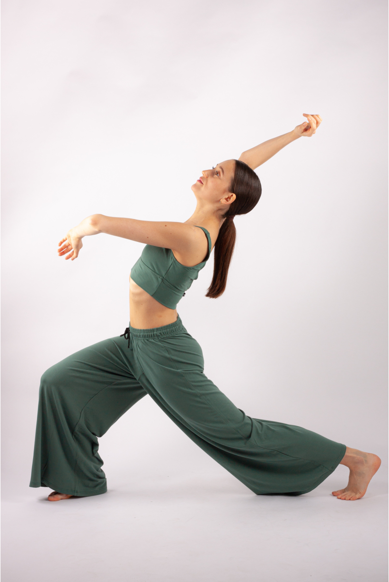 Wide-leg pants Temps Danse Andrew khaki